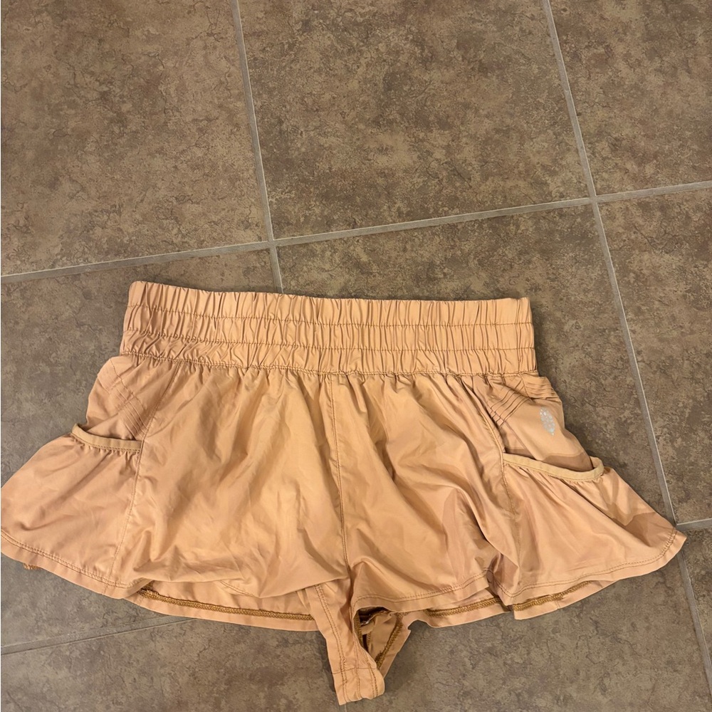 Women's Get your flirt on Tan Shorts